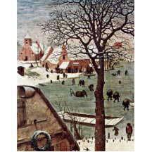 Recensement à Bethlehem, détail par Bruegel D. Ä.  Découpage En Acrylique