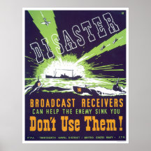 Récepteurs d'émission de catastrophe - ne les empl posters