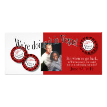Réception de Las Vegas (contactez-moi pour personn Cartons D'invitation Personnalisés