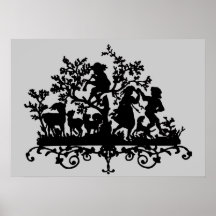 Réception en plein air avec des enfants dansant #2 posters