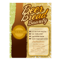 Recettes riches - GÉNÉROSITÉ de PAIN de BIÈRE Cartes Postales