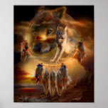Receveur rêveur - affiche/copie d'art de WolfLand