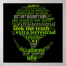 Recherche extraterrestre la vérité affiche