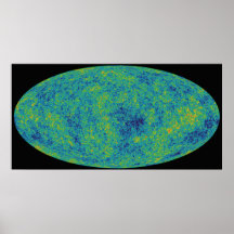 Recolored Planck CMBR Affiches