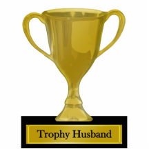 Récompense de mari de trophée découpage en acrylique