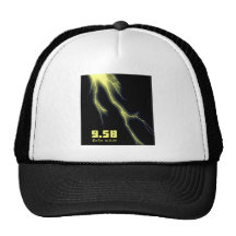 Record mondial d'Usain Bolt 100m Casquette