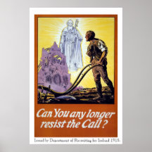 Recrutement WW d'armée ! , Pouvez-vous résister à  Affiche