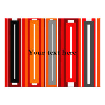 Rectangles gris et noirs de rétro rouge orange bristols
