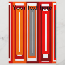 Rectangles gris et noirs de rétro rouge orange tract