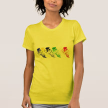 Recyclage de course sur route de vélo de route t-shirts