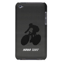 Recyclage de fibre de carbone de Faux Coque iPod Case-Mate