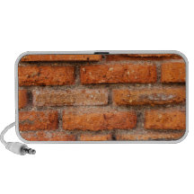 Red Brick Wall Laptop Speakers