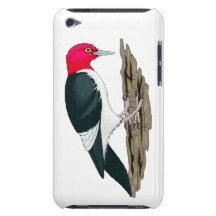 Red Headed Woodpecker on Tree Branch iPod Touch Case-Mate Case