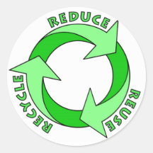 Réduisez la réutilisation réutilisent l'autocollan
