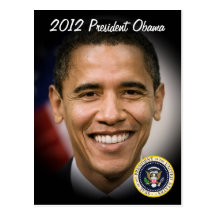 Réélection 2012 du Président Obama Carte Postale