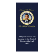 Réélection commémorative du Président Barack Obama Carte Double