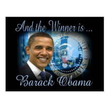 Réélection de Barack Obama Cartes Postales