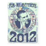 Réélisez la vitesse du Président Obama Election 20 Cartes Postales
