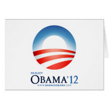Réélisez Obama 2012 Carte De Vœux