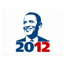 Réélisez Obama 2012 Cartes Postales