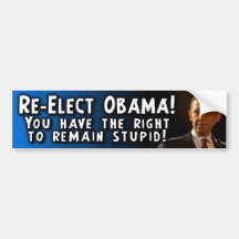 Réélisez Obama Adhésifs Pour Voiture