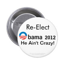 Réélisez Obama (logo d'Obama) 2012.  Il n'est pas  Pin's Avec Agrafe