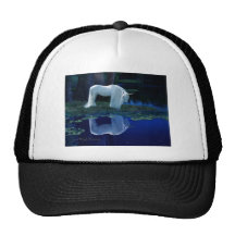 Réflexion de licorne casquettes