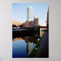 réflexion de Manchester Poster