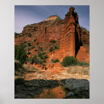 Réflexion de monolithe posters
