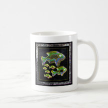 Réflexion lumineuse : Poissons dans la lumière d'i Mugs À Café