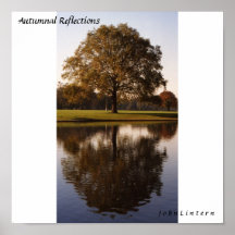 Réflexions automnales, J o h… Poster