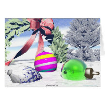 Réflexions de vacances, Fantasysavers.com Carte De Vœux