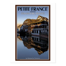 Réflexions malades de Strasbourg - rivière Carte Postale
