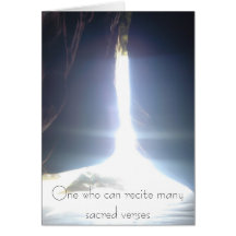 Réflexions - vers sacrés cartes de vœux