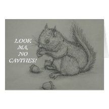 Regard mA, aucune carte de dessin au crayon d'écur