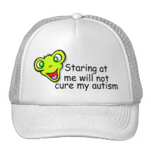 Regarder fixement moi ne me guérira pas autisme (l casquettes