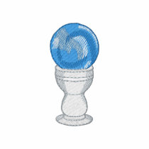 Regarder la boule fixement polos brodés