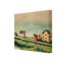 Régate chez Villerville par Caillebotte, art vinta Toiles Tendues Sur Châssis