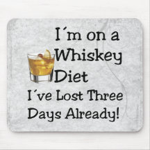 Régime de whiskey tapis de souris
