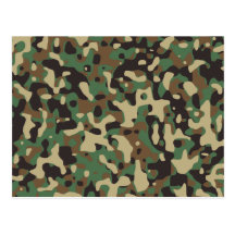 Région boisée Camo Carte Postale
