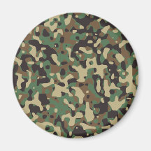 Région boisée Camo Magnets