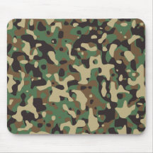Région boisée Camo Tapis De Souris