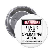 Région d'opération de saxophone ténor pin's avec agrafe