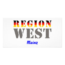 Région d'ouest - Mayence Modèle Pour Photocarte
