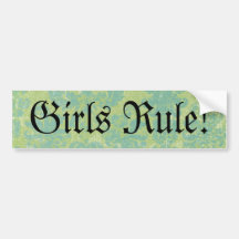 Règle affligée de filles de damassé ! adhésifs pour voiture