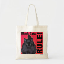 RÈGLE de chats noirs ! Sac fourre-tout