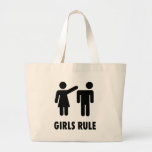 Règle de filles sac de toile
