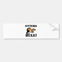Règle de LOUTRES ! Adhésifs Pour Voiture
