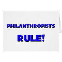 Règle de philanthropes ! carte de vœux