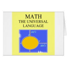 règles de mathématiques carte de vœux